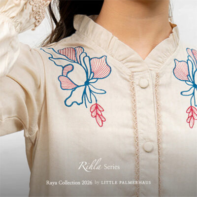 Little Palmerhaus Rihla Teen Girl Gamis (Baju Gamis Anak Perempuan Usia 6-14 Tahun) - Raya Collection thumbnail 4