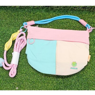 Tas Wanita Shoulder Bag Pastel Color Block Tali Panjang Paracord Removable / Tas Selempang Lucu thumbnail 3