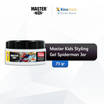 Master Kids Styling Gel Spiderman Jar 75gr - Minyak Rambut Anak / Pomade Anak thumbnail 3