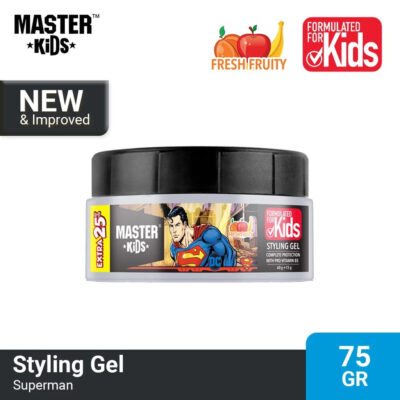 Master Kids Styling Gel Spiderman Jar 75gr - Minyak Rambut Anak / Pomade Anak thumbnail 5
