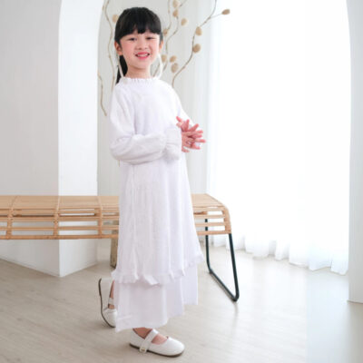 Araulla - ARABELLA Dress Season Lebaran Brokat Anak Perempuan | Dress Brokat anak thumbnail 4