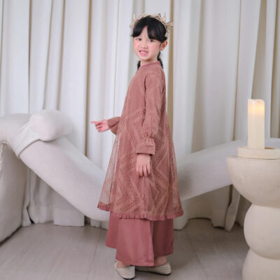 Araulla - ARABELLA Dress Season Lebaran Brokat Anak Perempuan | Dress Brokat anak thumbnail 5