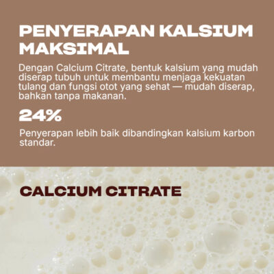 Swisse Ultiboost Calcium & Vitamin D - Suplemen Kalsium & Vit D3 Halal thumbnail 3