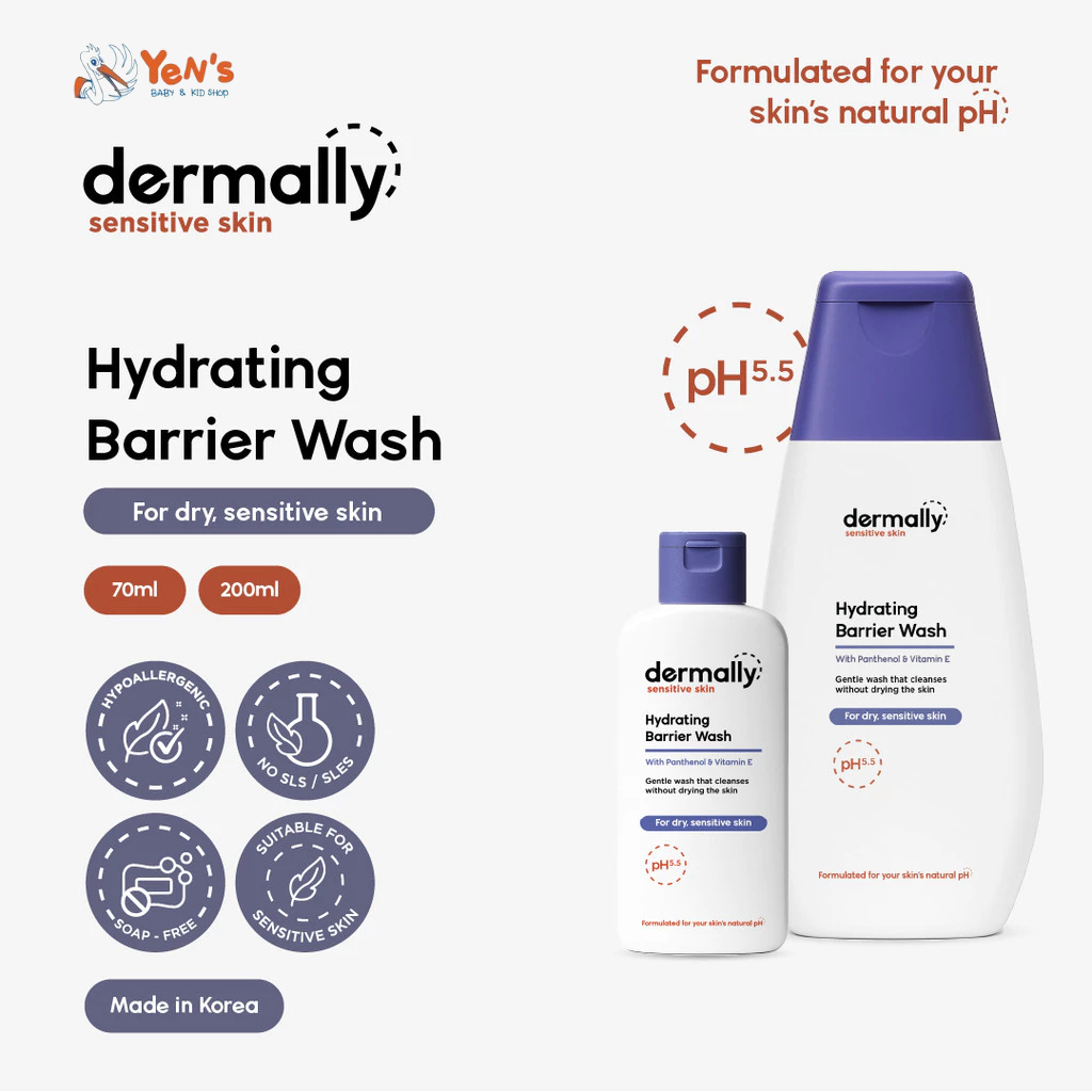 Dermally Hydrating Barrier Wash pH 5.5 - Pembersih untuk kulit kering dan eksim