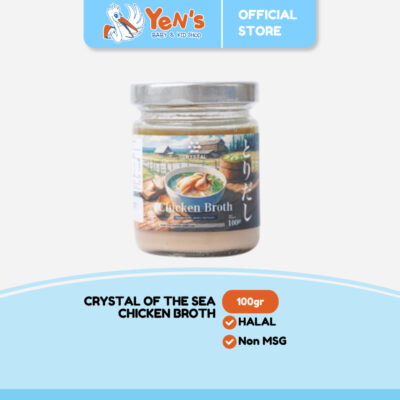 Crystal of The Sea | Chicken Broth (100gr) / Kaldu Ayam Kampung Kaldu MPASI Natural Non MSG Sehat