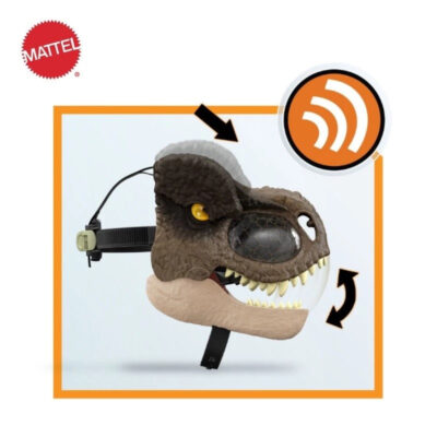 Jurassic World Dominion Tyrannosaurus Rex Chomp N Roar Mask - Mainan Action Figure (1 Pcs) thumbnail 4