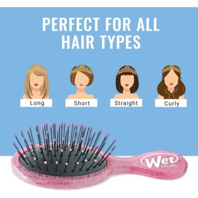 Wetbrush Mini Disney Glitter Ball - Sisir Rambut Anti Kusut Anti Rontok Detangle Hair Brush (1 Pcs) thumbnail 7