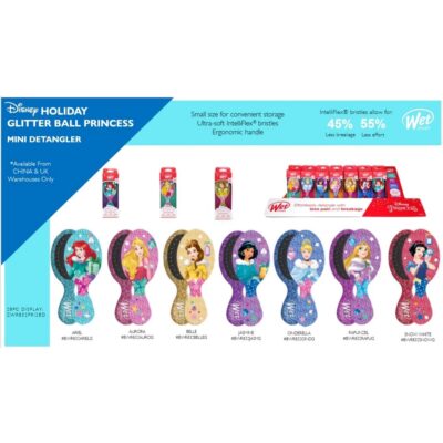 Wetbrush Mini Disney Glitter Ball - Sisir Rambut Anti Kusut Anti Rontok Detangle Hair Brush (1 Pcs) thumbnail 8