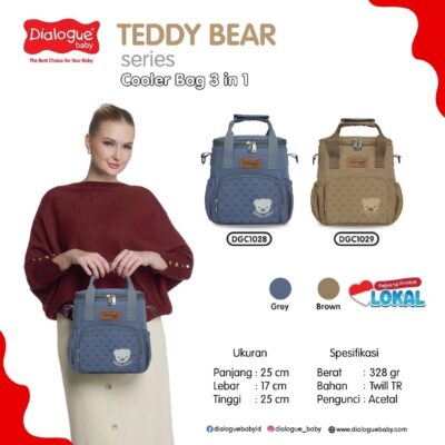 Dialogue Baby Cooler Bag Bayi Teddy Bear Series 3 in 1 Multifungsi - DGC1028