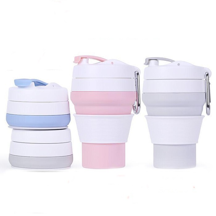 Babybeyond Silicone Foldable Big Cup with Alumunium Hook 600ml