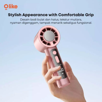 Olike Turbo MIni Fan PF6S Cooling Technology KIpas Angin Mini Portable Kipas Angin Digital Display Adjustable thumbnail 8