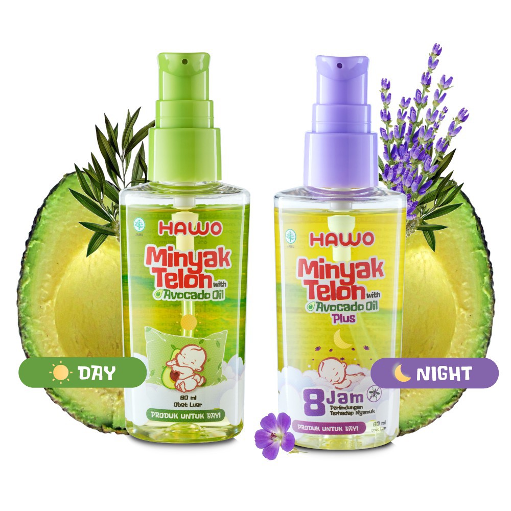 Hawo Minyak Telon with Avocado Oil 60ml