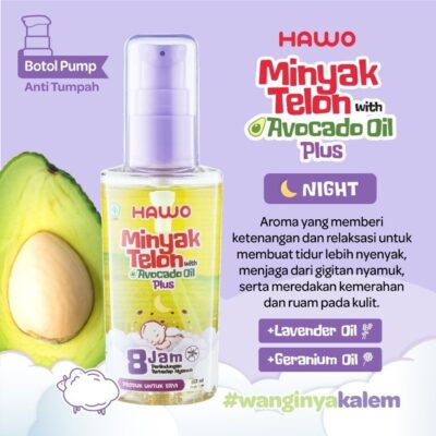 Hawo Minyak Telon with Avocado Oil 60ml thumbnail 3