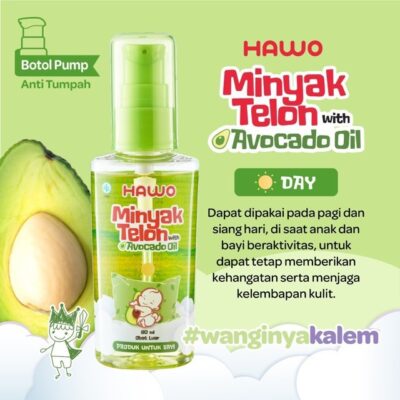 Hawo Minyak Telon with Avocado Oil 60ml thumbnail 4