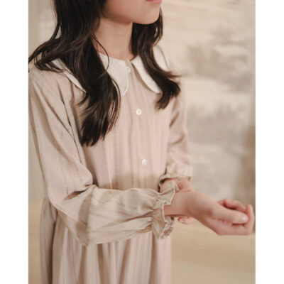 Happy Pumpkin Haura Gamis - Serene Dress Anak Perempuan (6 bulan -12 Tahun) - Baju Muslim Anak thumbnail 2