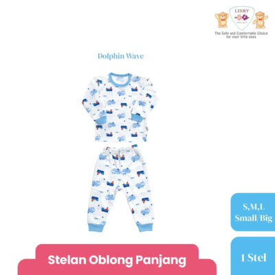 LIBBY Setelan Piyama Panjang Anak Laki Laki Perempuan Motif Unisex (1 stel) WOW Vibes Series thumbnail 7