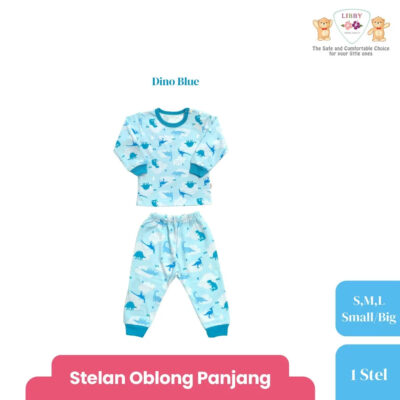 LIBBY Setelan Piyama Panjang Anak Laki Laki Perempuan Motif Unisex (1 stel) WOW Vibes Series thumbnail 8