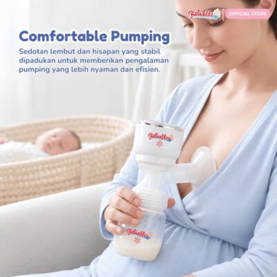 RELIABLE Baby Breast Pump Electric Portable Hera Pompa ASI BPA FREE thumbnail 2