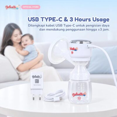 RELIABLE Baby Breast Pump Electric Portable Hera Pompa ASI BPA FREE thumbnail 5