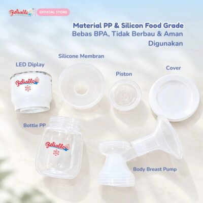 RELIABLE Baby Breast Pump Electric Portable Hera Pompa ASI BPA FREE thumbnail 7
