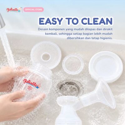 RELIABLE Baby Breast Pump Electric Portable Hera Pompa ASI BPA FREE thumbnail 8