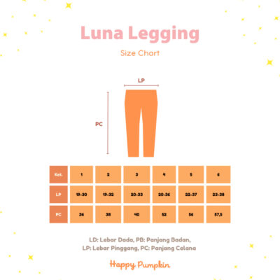 Happy Pumpkin Luna Legging - Celana Panjang Anak Perempuan Sunny Days thumbnail 2