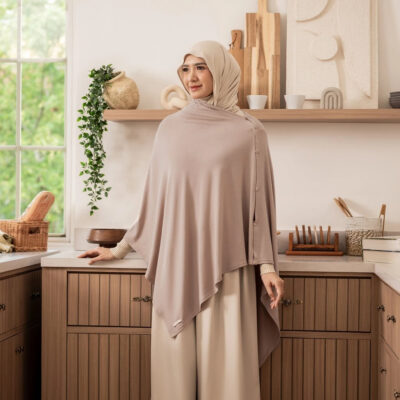 Apron Menyusui | Nursing Cover | Boonaboo Simply Nursing Apron Tencel Full Cover thumbnail 3