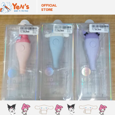 Ear pick led karakter sanrio -korek kuping pembersih telinga lampu kuromi cinnamoroll my melody 3820