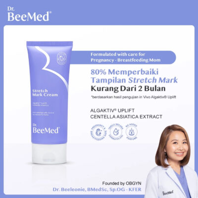 Dr.BeeMed Stretch Mark Cream 100g - Krim Menyamarkan Stretch Mark Ibu Hamil & Menyusui [BPOM] thumbnail 2