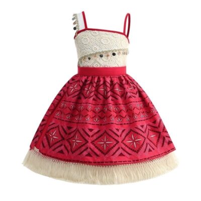 Baju Kostum Moana Anak Perempuan - Dress Pesta Karakter disney princess thumbnail 2
