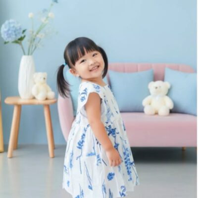 Loli Jolly Dress Anak Valerie Dress Bunga Gaun Anak Perempuan 1 - 4 tahun thumbnail 6