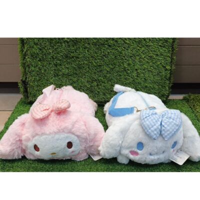 Tas Selempang Boneka Bulu Halus Sanrio My Melody Cinnamoroll (1 pcs) thumbnail 3