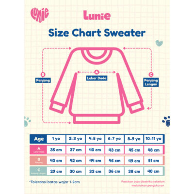 Lunie - Bow Sweatshirt - Sweater anak perempuan SNI thumbnail 3