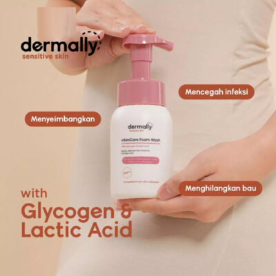 Dermally IntimCare Foam Wash 50ml / 200ml - Pembersih kewanitaan pH 3.8 thumbnail 4