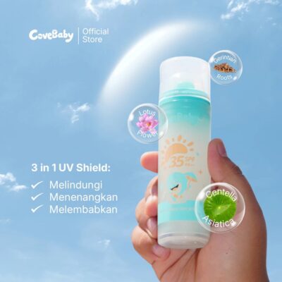 Sunscreen Gel Bayi & Anak - CoveBaby Arctic Aqua-Sun Jelly SPF 35 PA++ | Tidak Lengket, No-Whitecast thumbnail 2