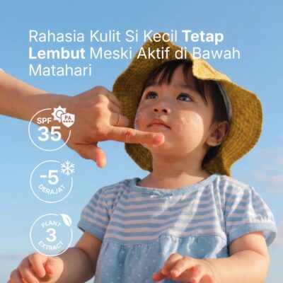 Sunscreen Gel Bayi & Anak - CoveBaby Arctic Aqua-Sun Jelly SPF 35 PA++ | Tidak Lengket, No-Whitecast thumbnail 6