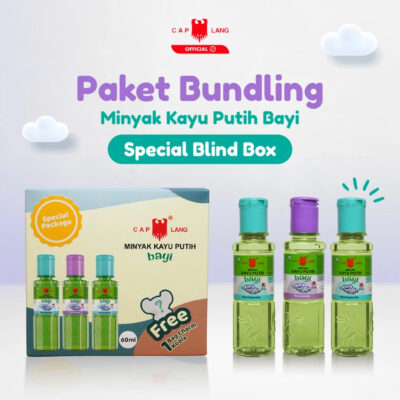 CAP LANG Blind Box Paket Minyak Kayu Putih Bayi 3 pcs 60 ml Free Bag Charm Koala (Random) thumbnail 3