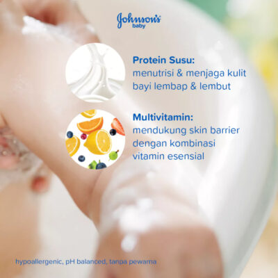 Johnson's Milk + Rice Hair & Body Baby Bath 1000ML pH balanced, Hypoallergenic & no added colorant thumbnail 4