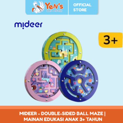 Mideer - Double-Sided Ball Maze | Mainan Edukasi Anak 3+ Tahun SNI