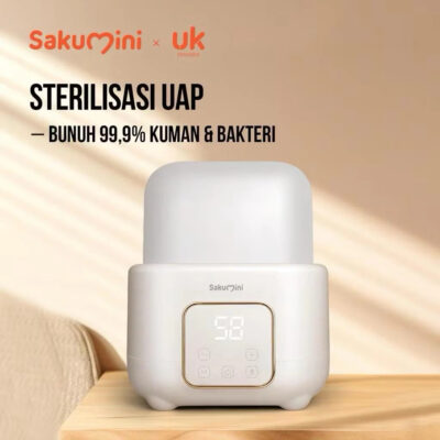 Saku Mini Multi-Functional Warmer & Sterilizer BPA FREE Penghangat Botol Susu Asi Bayi