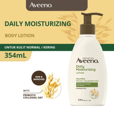 Aveeno Daily Moisturizing Lotion 354mL | Lotion Pelembap untuk Kulit Normal & Kering