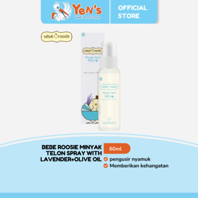 Bebe Roosie Minyak Telon Spray with Lavender + Olive Oil 60ml