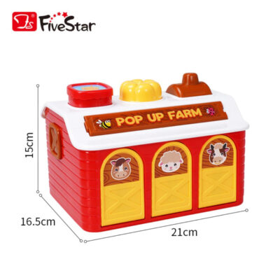 Five Star Mainan Anak Montessori - Mainan Edukasi Pop Up Farm thumbnail 9