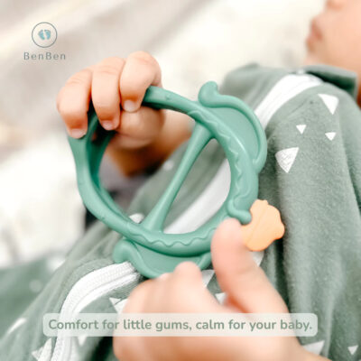 BenBen Mutmut Premium Teether Free Teether Case - BPA Free & FDA Approved thumbnail 3