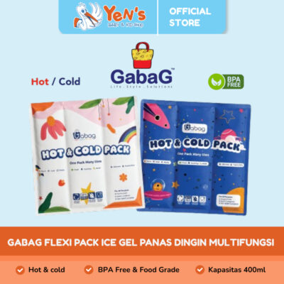 GabaG Flexi Pack Ice Gel Panas Dingin Multifungsi untuk ASI,MPASI,makanan minuman & Kompres BPA FREE