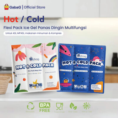GabaG Flexi Pack Ice Gel Panas Dingin Multifungsi untuk ASI,MPASI,makanan minuman & Kompres BPA FREE thumbnail 2