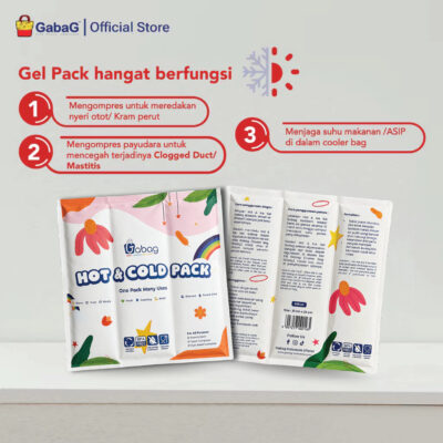 GabaG Flexi Pack Ice Gel Panas Dingin Multifungsi untuk ASI,MPASI,makanan minuman & Kompres BPA FREE thumbnail 5