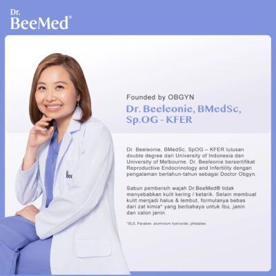 Dr.BeeMed Bee Gentle Facial Cleanser 60ml - Sabun Pembersih Muka Ibu Hamil & Menyusui thumbnail 4