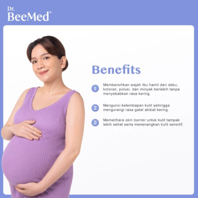 Dr.BeeMed Bee Gentle Facial Cleanser 60ml - Sabun Pembersih Muka Ibu Hamil & Menyusui thumbnail 6