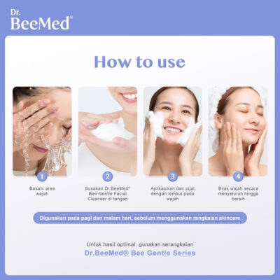 Dr.BeeMed Bee Gentle Facial Cleanser 60ml - Sabun Pembersih Muka Ibu Hamil & Menyusui thumbnail 7